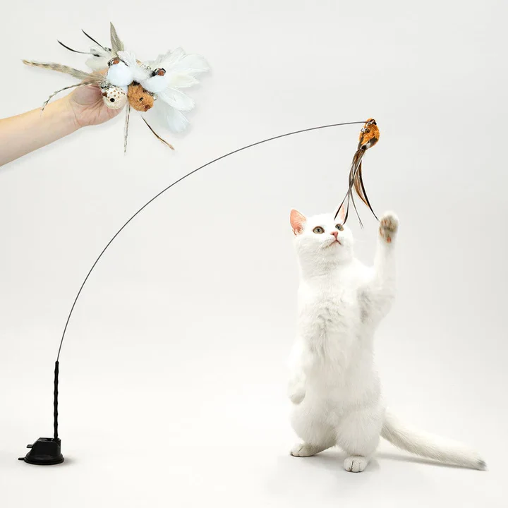 BowLift | Interactive Bird Simulation Cat Toy Set