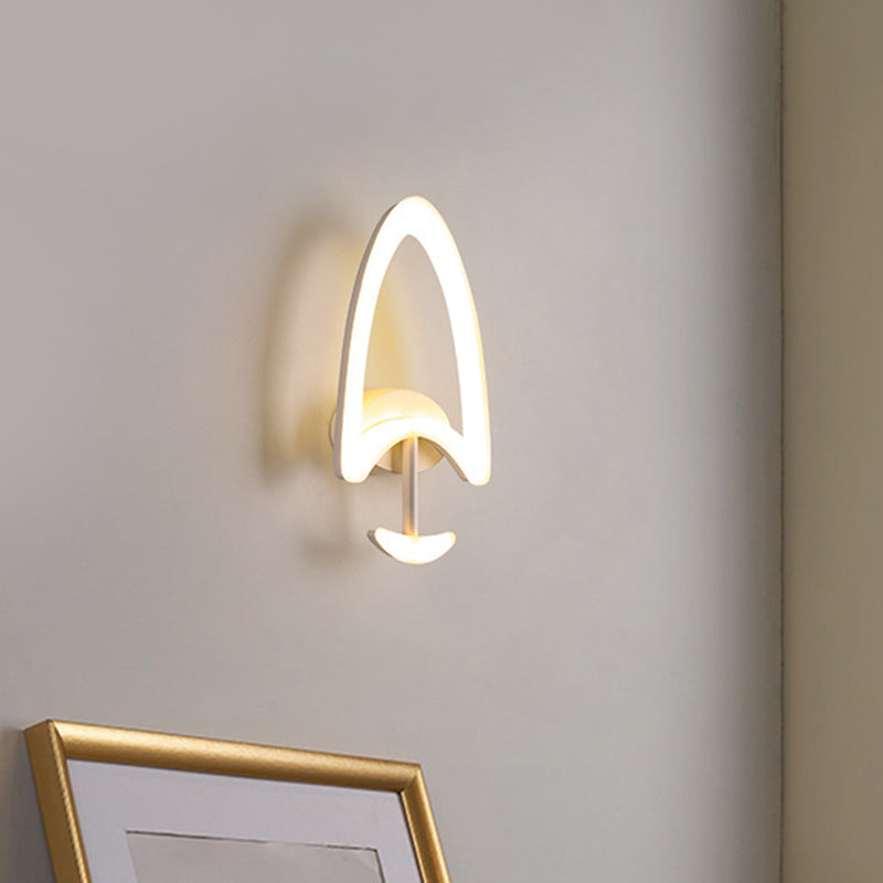 BowLift | Minimalistic Tree-Shaped Acrylic Wall Lamp LED Wall Light for Warm/White Light for Bedroom