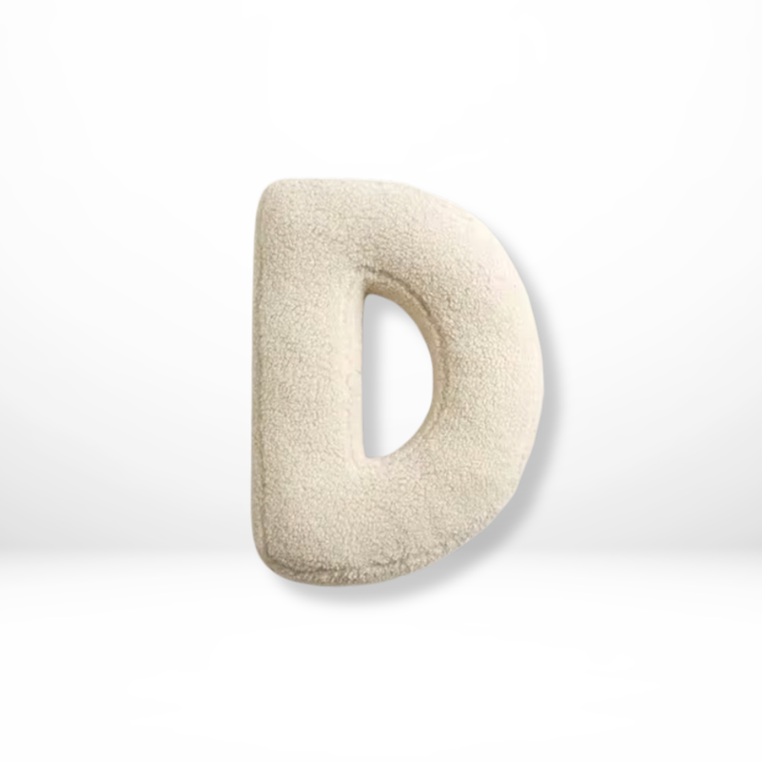 BowLift | Alphabet Cushion Velura – Soft Velvet Decorative Cushion in Every Letter of the Alphabet