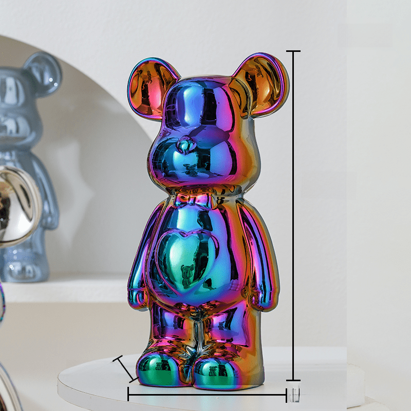 BowLift | Elegant Teddy Bear Figure for Modern Decoration