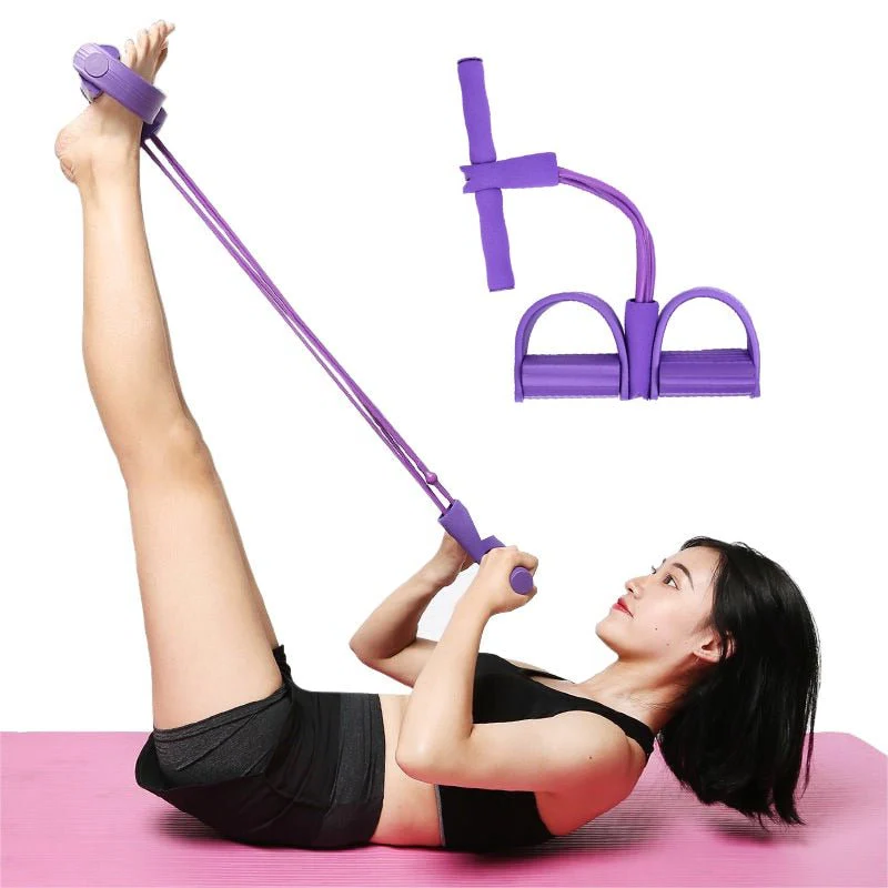 BowLift | Multifunctional Pedal Resistance Elastic Sit-up Bands Pedal Exerciser Sit-up Pull Rope