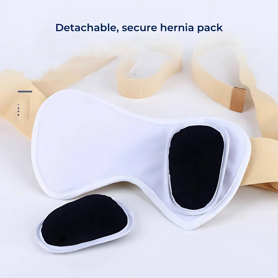 BowLift | Adjustable Inguinal Hernia Support Belt for Men | Comfortable Breathable Hernia Brace to Improve Mobility