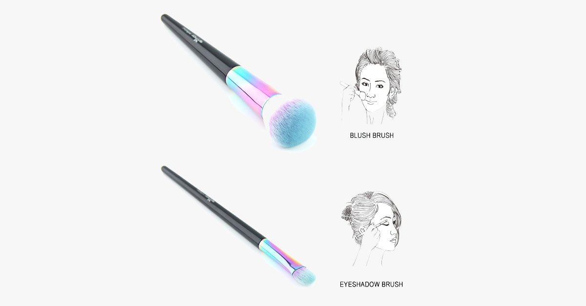 BowLift | Black Mermaid Rainbow Feather Set