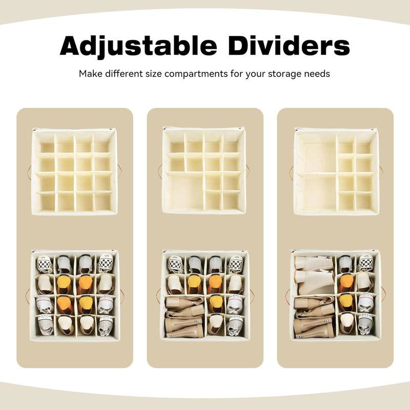 BowLift | Collapsible Shoe Organizer Box with Transparent Cover