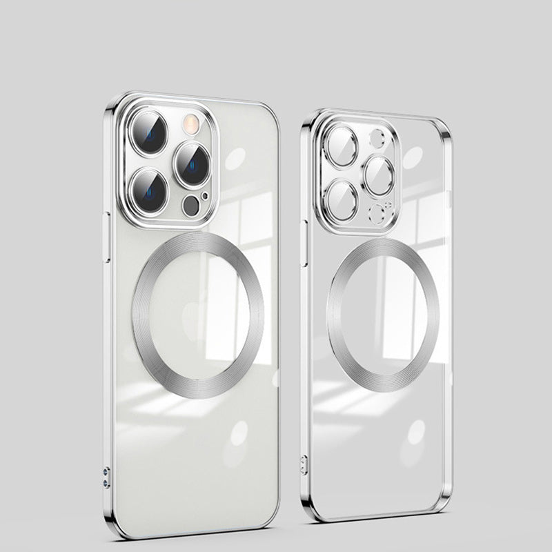 BowLift | Electroplating Wireless Magnetic Charging All-Inclusive Lens Case for iPhone