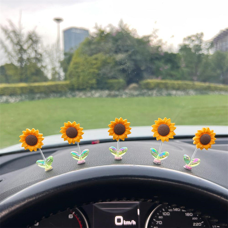 BowLift | Cute Sunflower Car Ornament