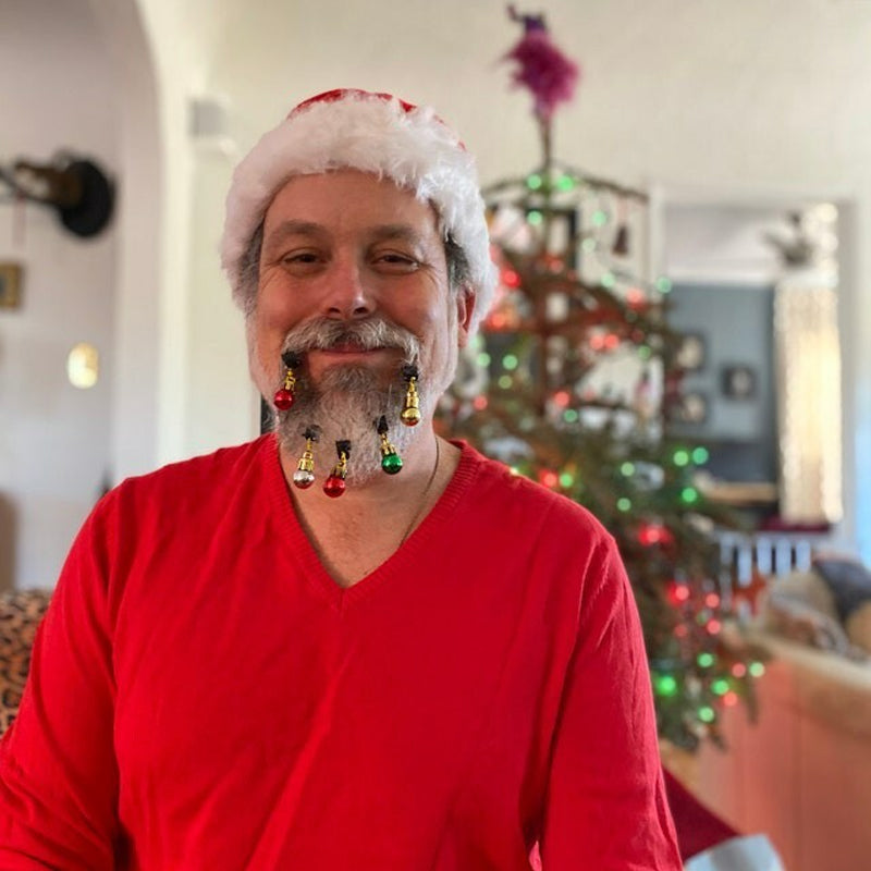 BowLift | Glowing Beard Christmas Decoration Bells