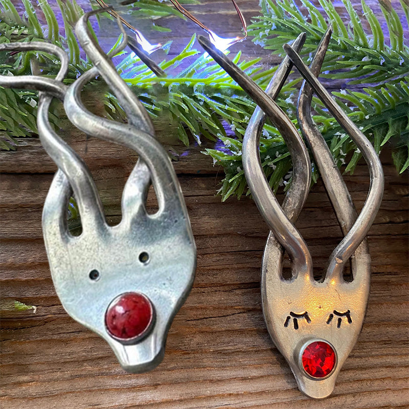 BowLift | Funny Fork Reindeer Ornament