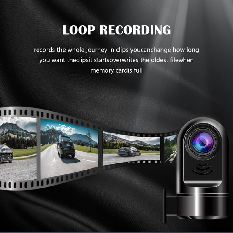 BowLift | 1080P HD 360° Rotating Mini ADAS Dashcam