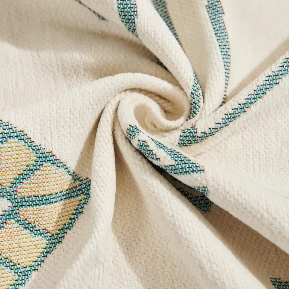 BowLift | Meringue Chenille Geometry Sofa Cover