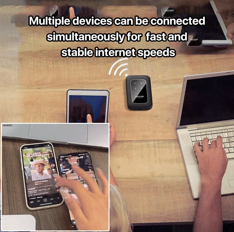 BowLift | Portable 5G WiFi Router – High-Speed Mobile Wireless Internet Hotspot