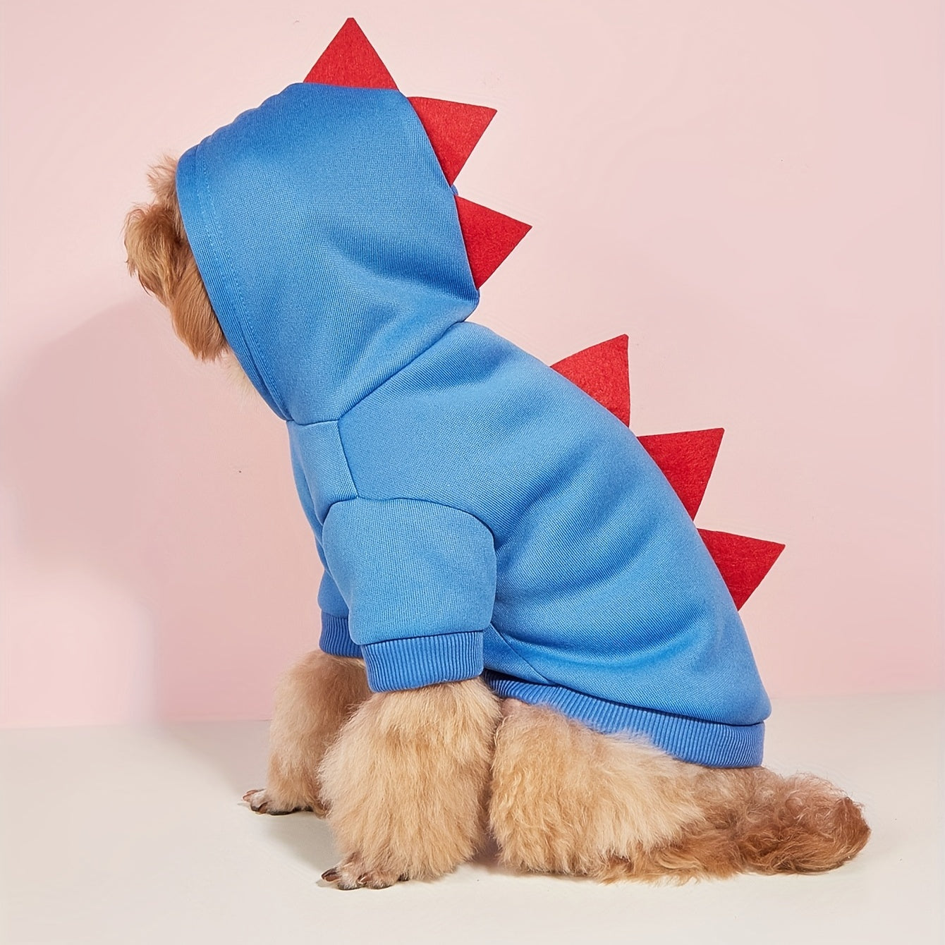 BowLift | Dog Halloween Costume Fleece Dinosaur Hoodie | Pet Outfit Warm