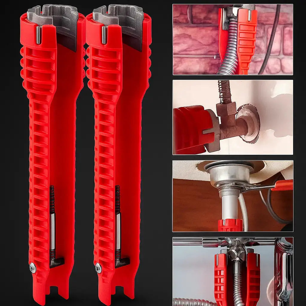 BowLift | 8-in-1 flush key – for hard-to-reach fittings