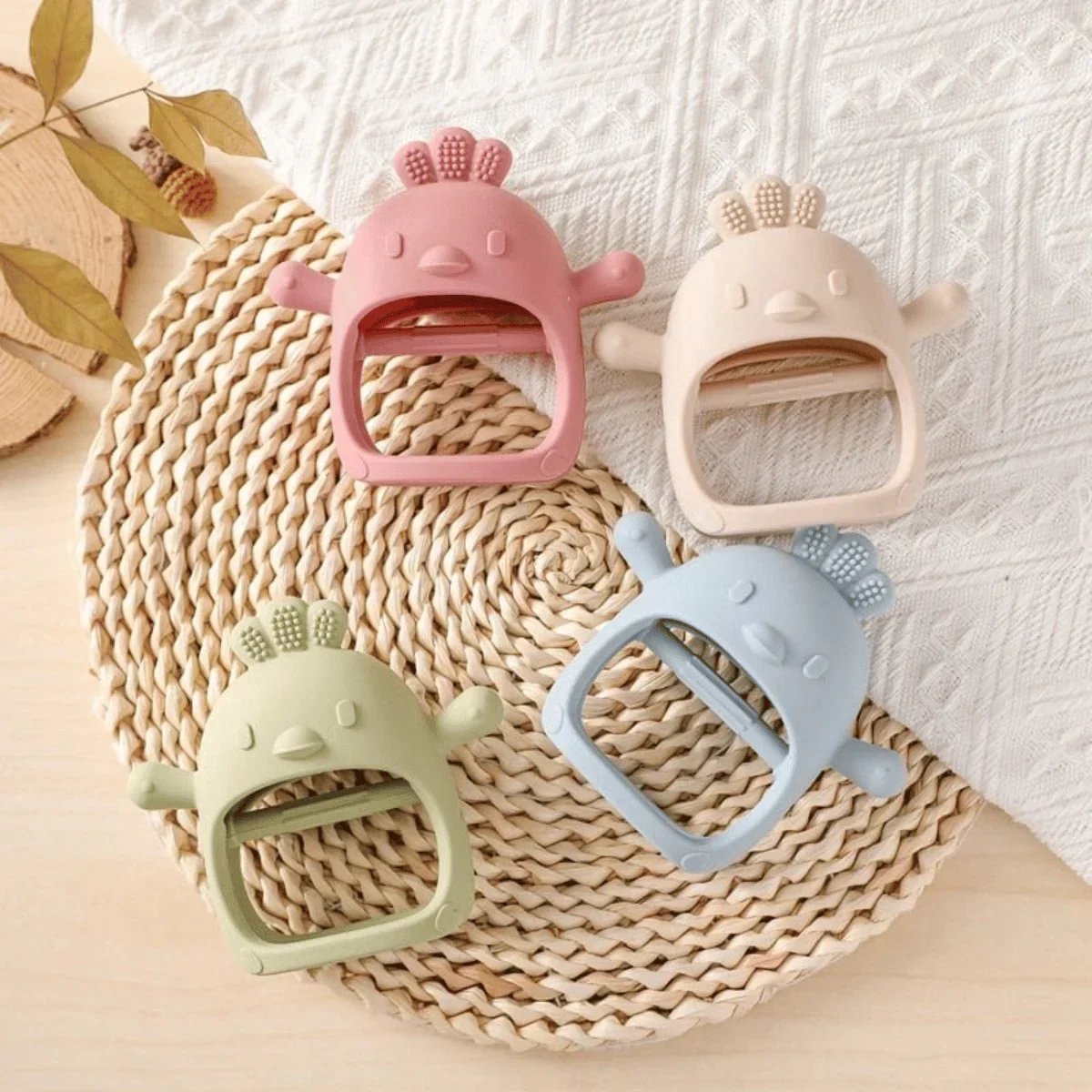 BowLift | Baby Teether Chick Gloves