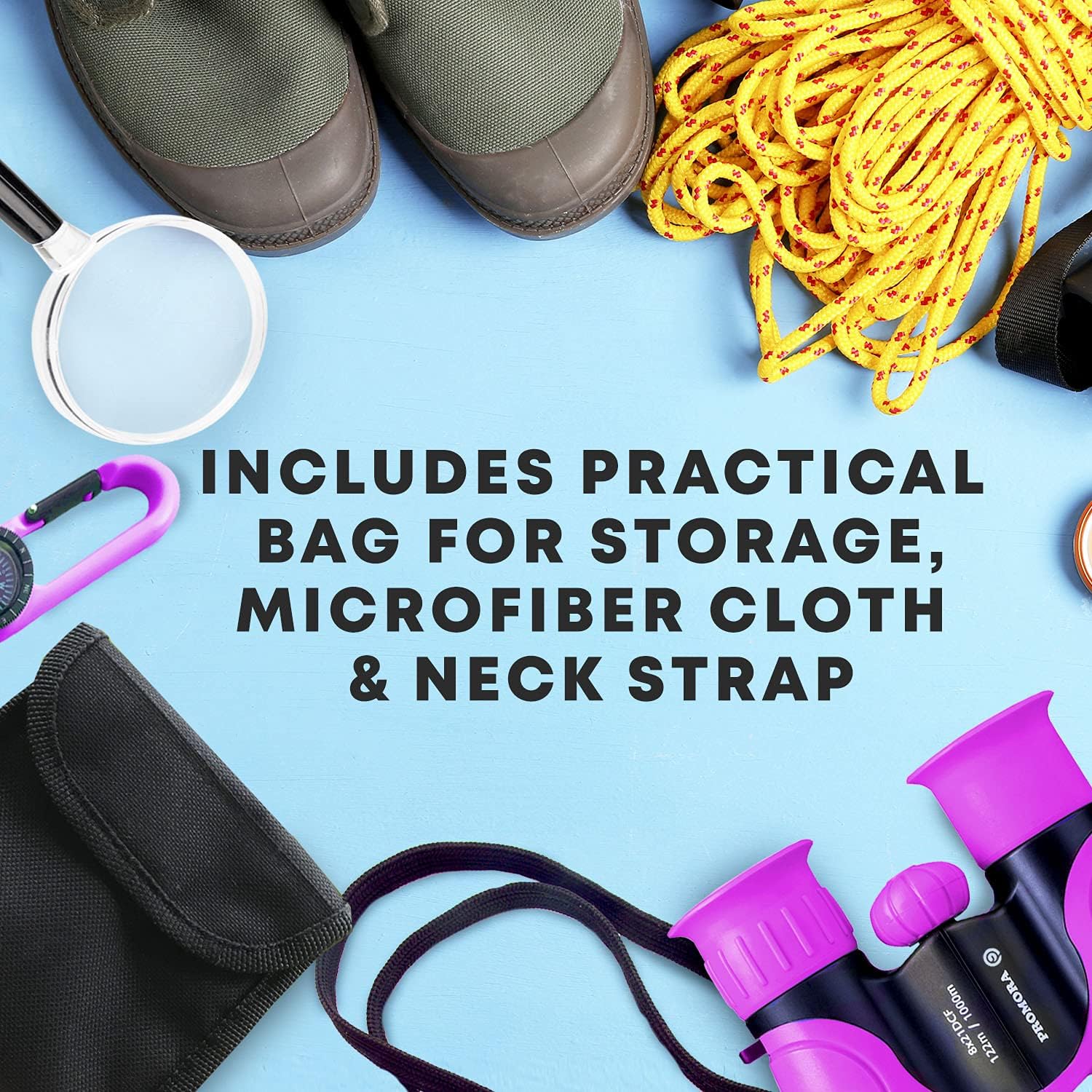 BowLift | Binoculars for Kids Lightweight Outdoor Adventure