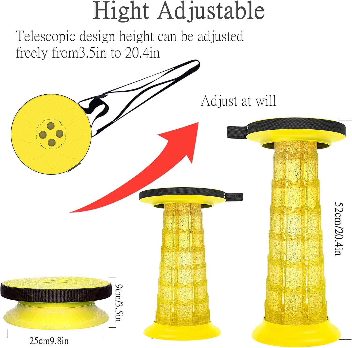 BowLift | Folding Stool Adjustable Height – SitMate