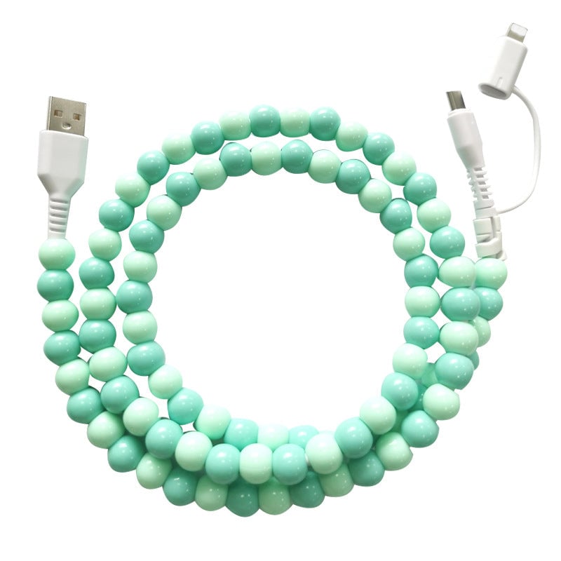 BowLift | Creative Beaded 2-in-1 Data Cable