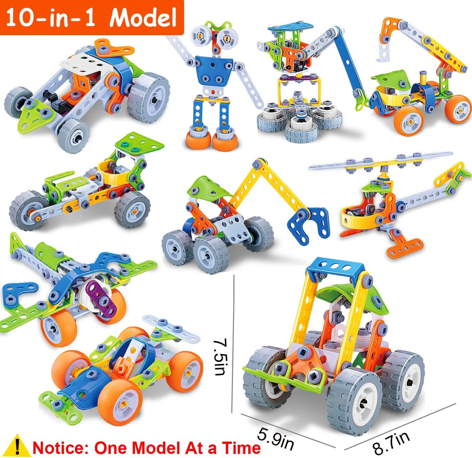 BowLift | CREATIVE CONSTRUCTION SET – Construction toy for imagination, motor skills & logical thinking