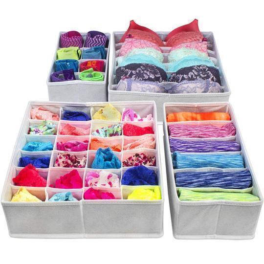 BowLift | Foldable Closet Underwear Organizer(4 pics/1 Set)