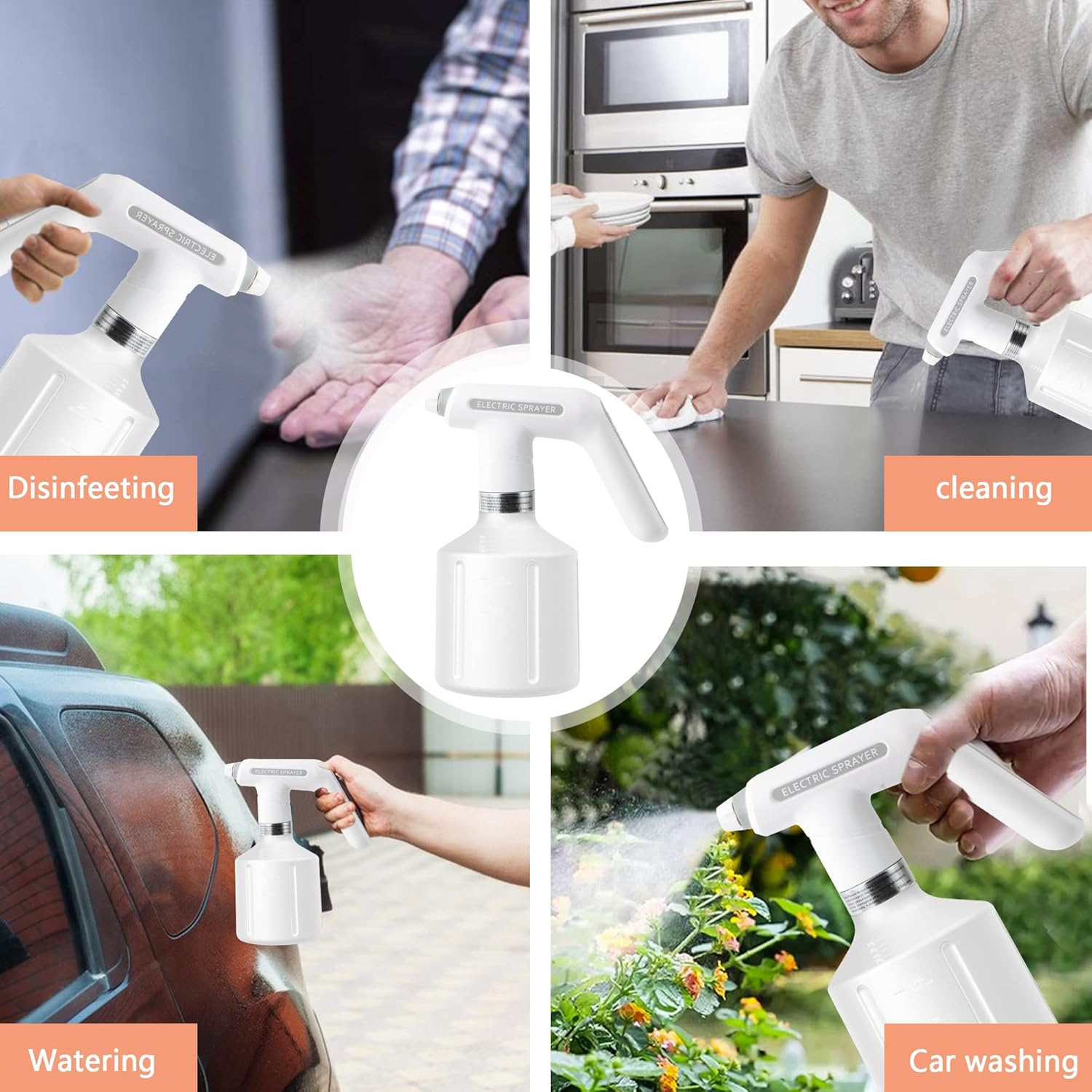 BowLift | Electric Spray Bottle for Plants – Automatic Watering Can with Comfort Grip