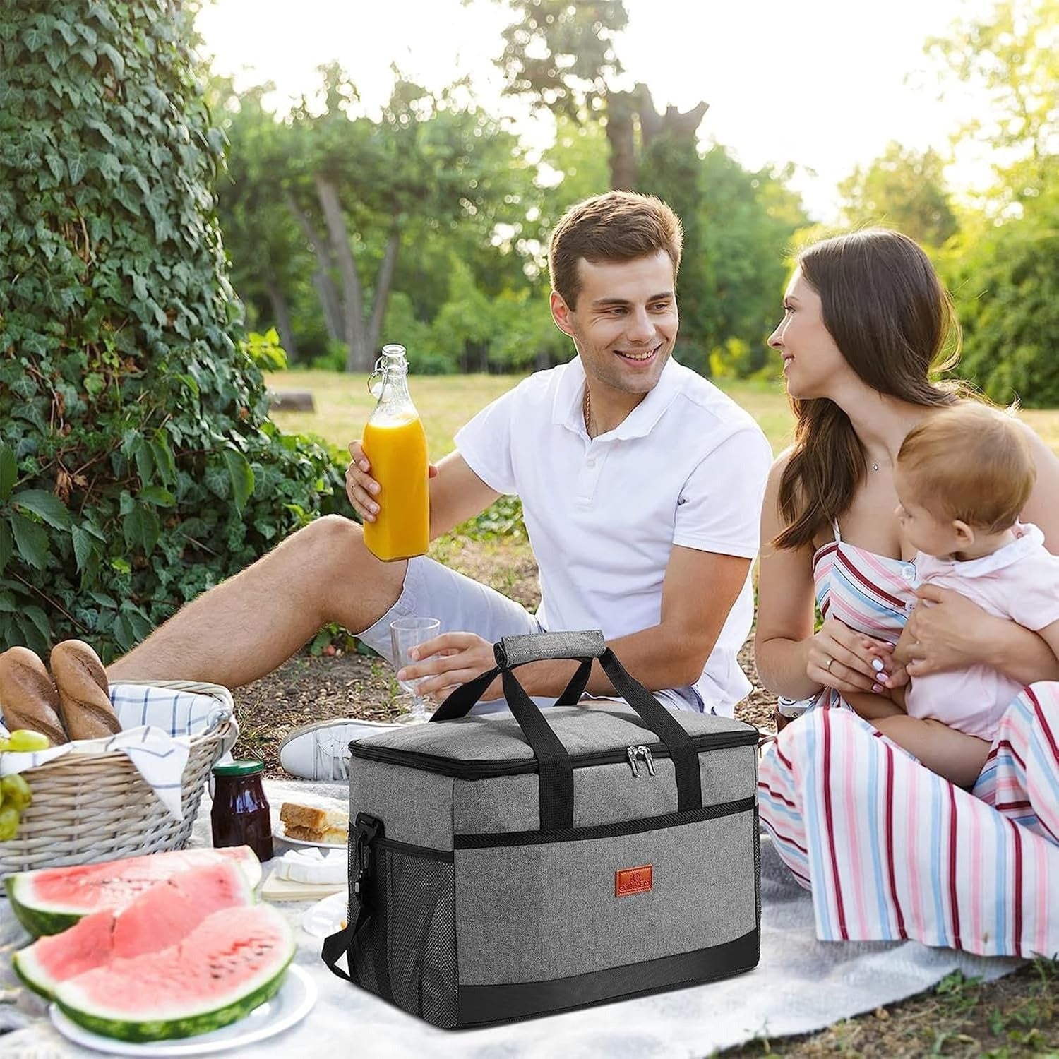 BowLift | 33L Waterproof Cooler Bag | Insulated, Spacious & Ideal for Picnics, Beach Days, Hiking, and Outdoor Activities