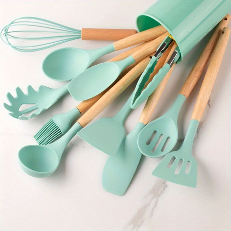 BowLift | SilicoWare – 12-piece kitchen silicone utensils set