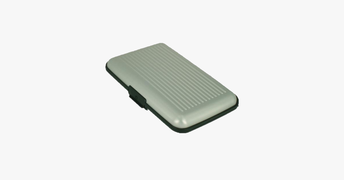 BowLift | Aluminium Metal Glossy Card Holder - Stylish Travel Wallet - Best Protection Against RFID Scanning