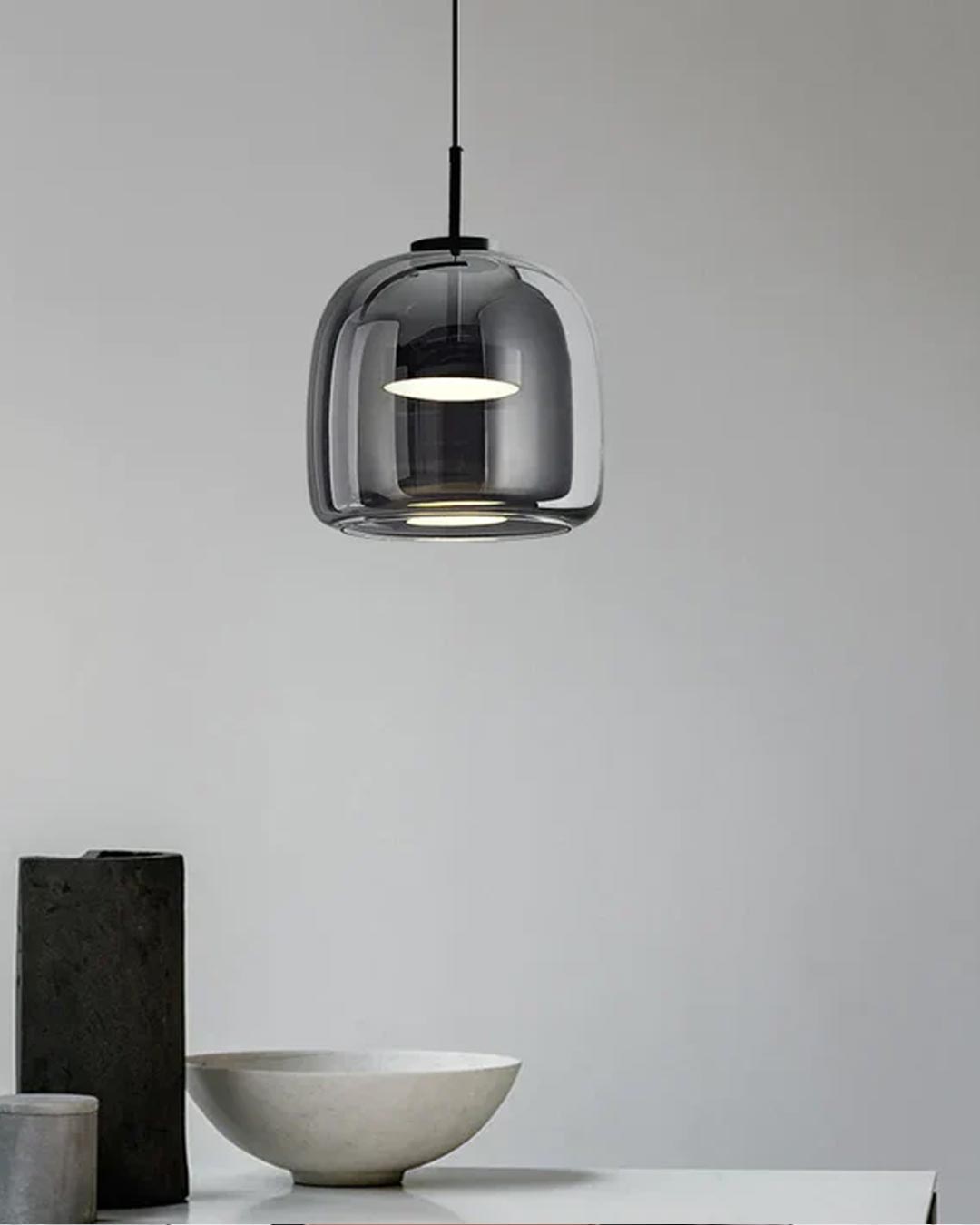 BowLift | Valentino pendant light - Smoke - Set of 2