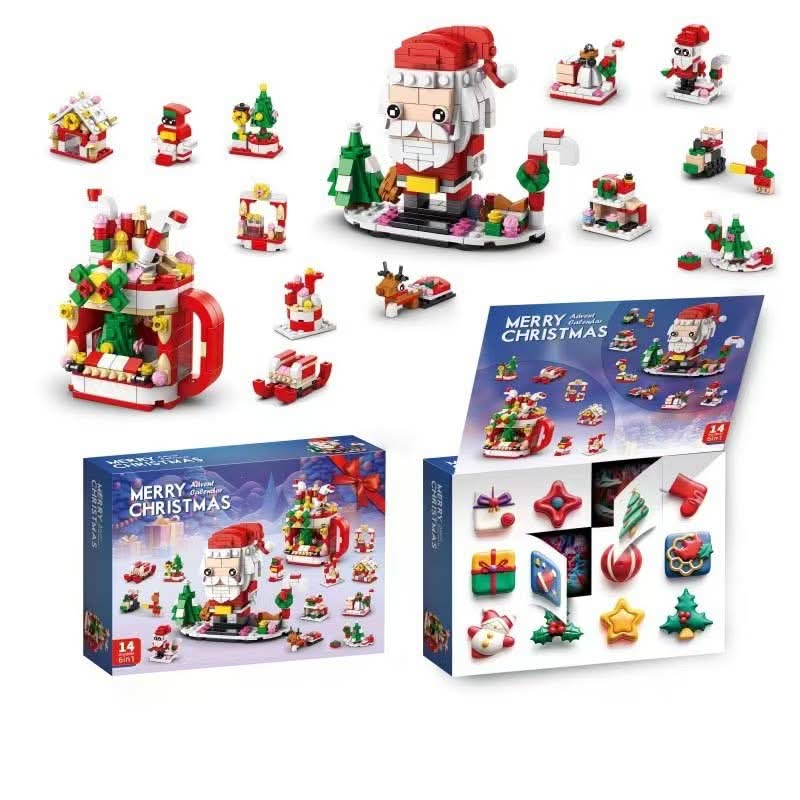 BowLift | Creative Advent calendar with 12 building blocks for Christmas tree fun