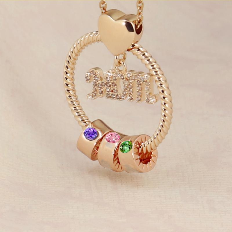 BowLift | Birthstone necklace for the mother