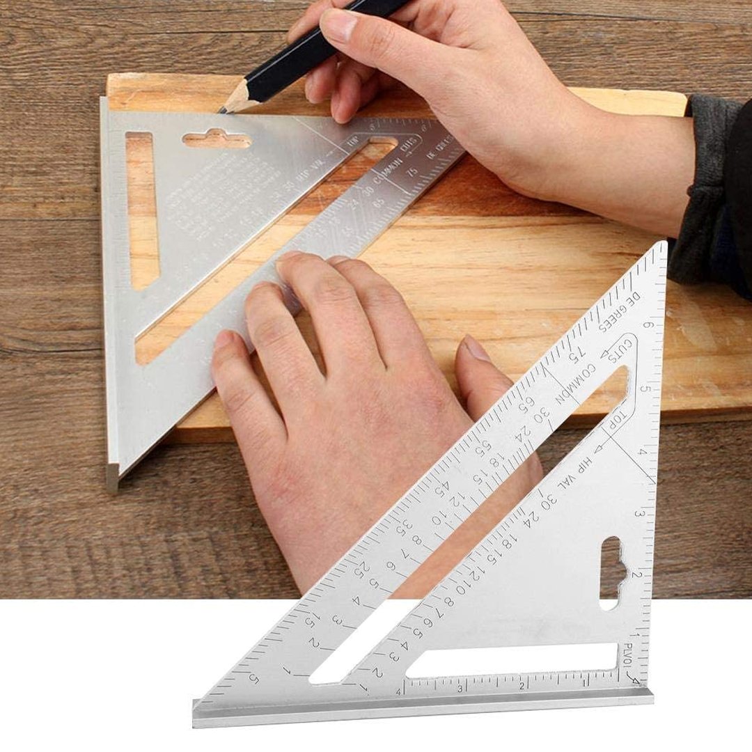 BowLift | Aluminum alloy triangle and square ruler