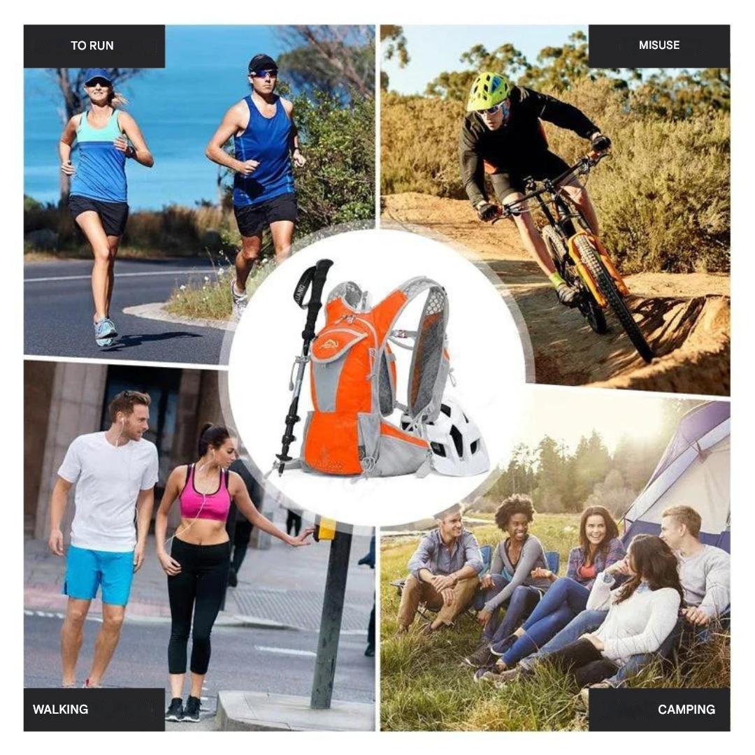 BowLift | HydroTrail Backpack with Built-in Water Bladder – Lightweight & Waterproof