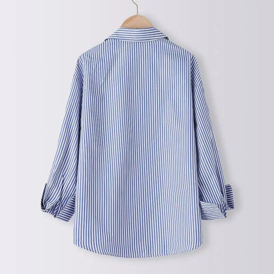 Tailored Executive Shirt with Classic Collar and Button Front