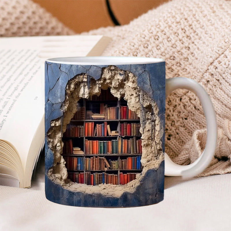 BowLift | 3D Bookshelf Mug