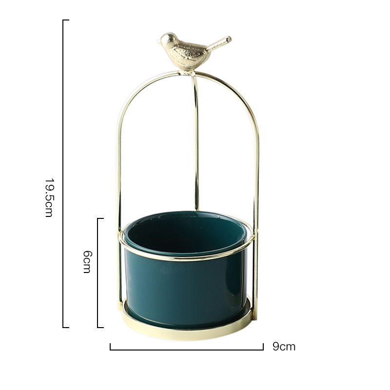 BowLift | Flower plant pots with bird design for stylish decoration