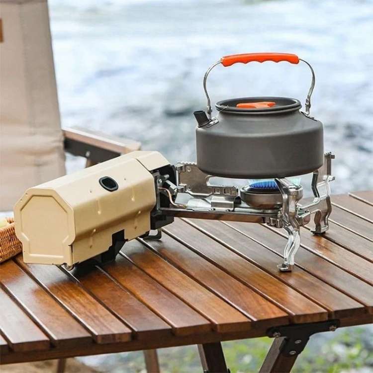 BowLift | Camping Gas Burner | Windproof, Fuel-Efficient & Compact for Outdoor Cooking Adventures