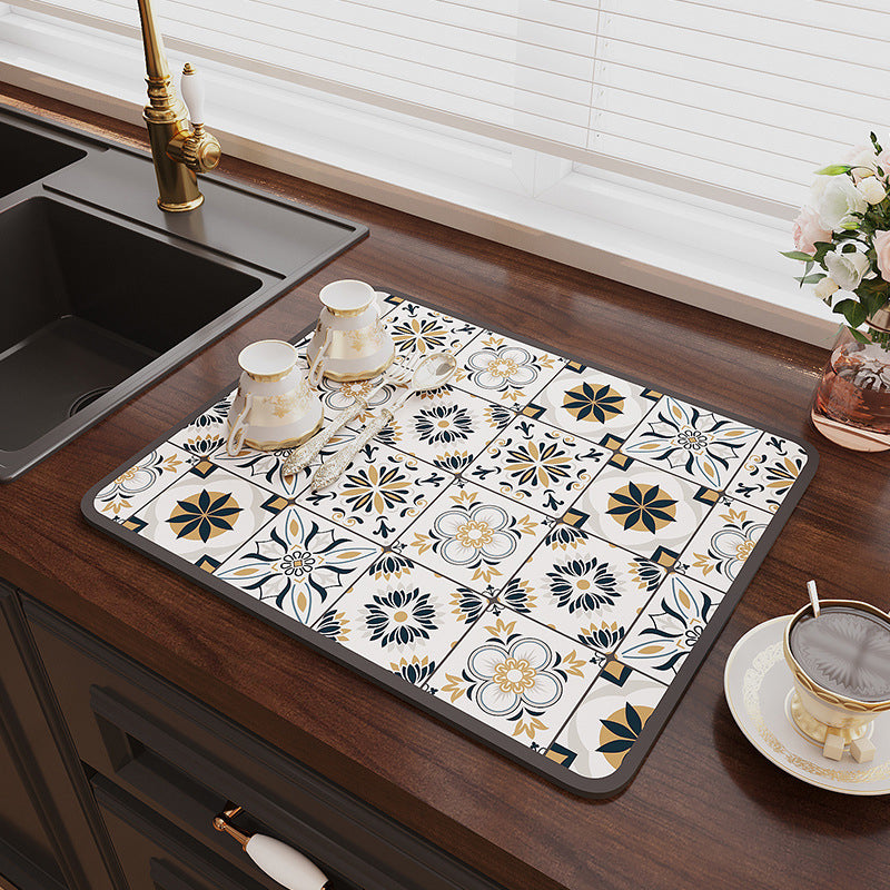 BowLift | Retro Quick-drying Water-repelling Mat for Kitchen-Bar-Countertops