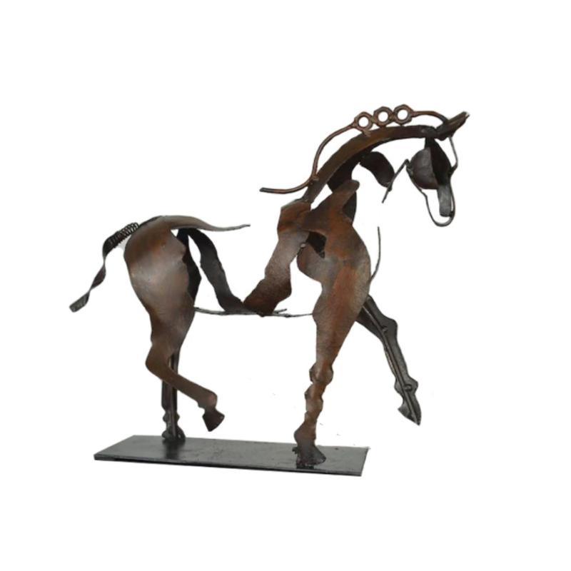 BowLift | Handcrafted Metal Horse Sculpture "Adonis"