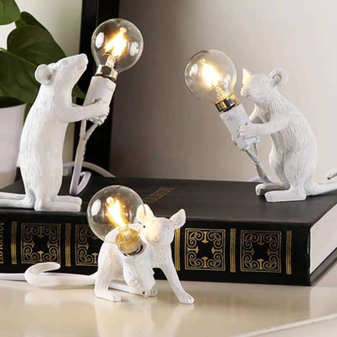 BowLift | Modern Mouse LED Table Lamp