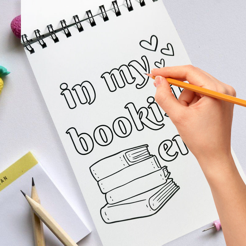 BowLift | Booklover Coloring Book