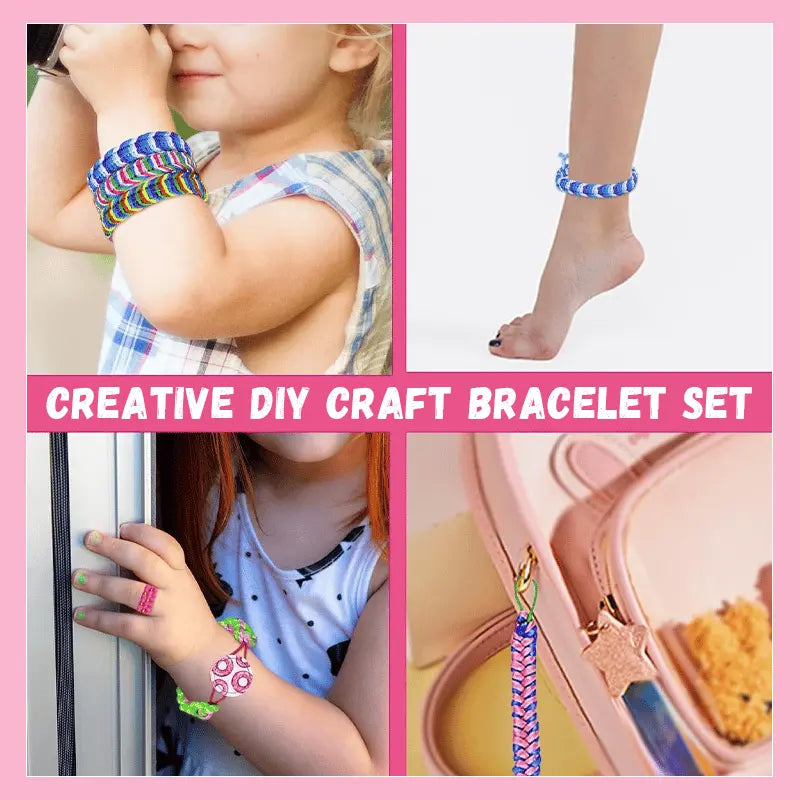 BowLift | Hand rope braided set – Creative bracelet craft set for children