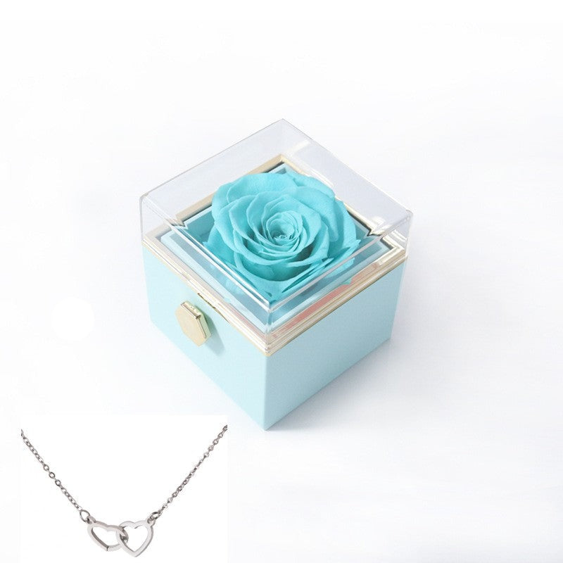 BowLift | 180° Rose Gift Box™ | With Engraved Love Necklace