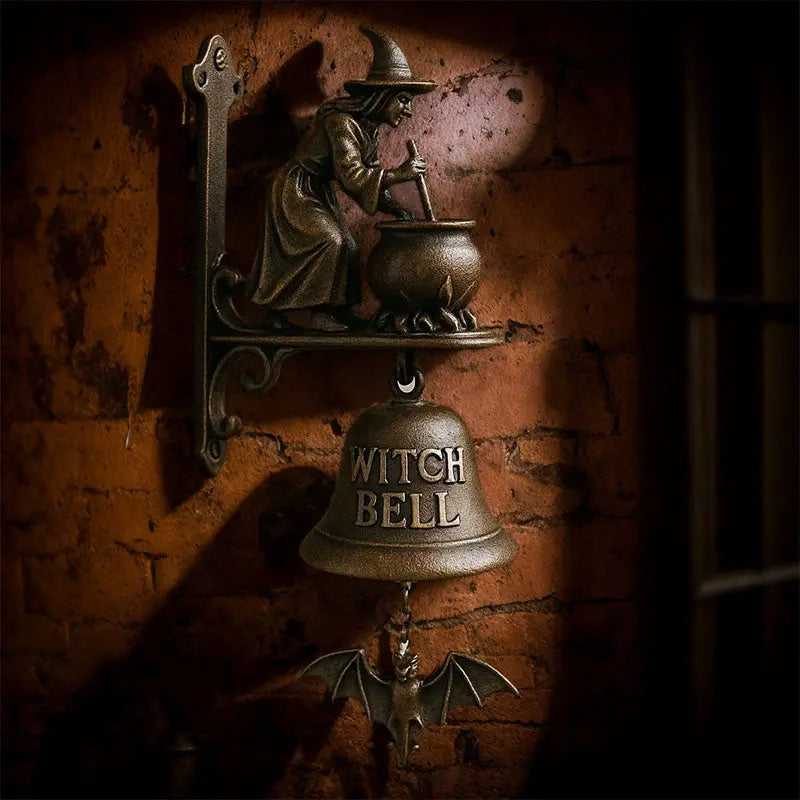 BowLift | Antique Witch Doorbell Luna – Weatherproof Decorative Doorbell for Indoor and Outdoor