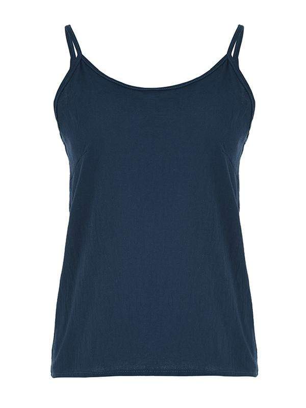 Linen Spaghetti Strap Top