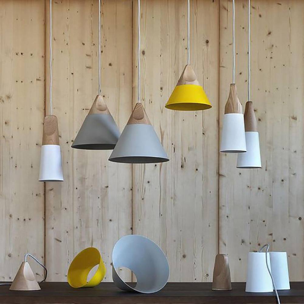 BowLift | Minimalistic Wooden Pendant Light | NordicLight