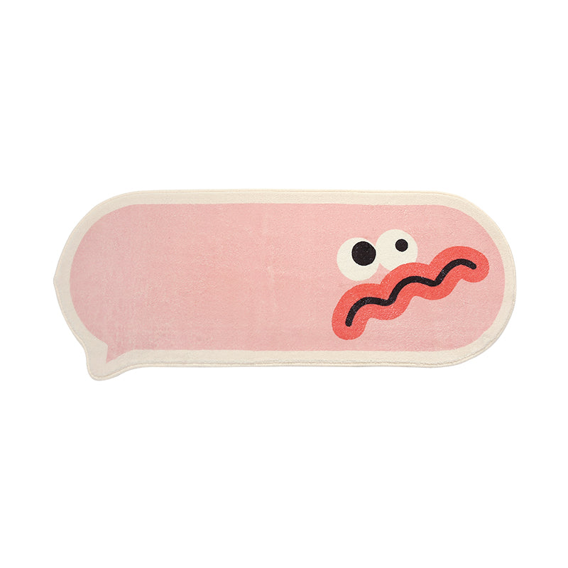 BowLift | Home Bedroom Oval Plush Rug – Cozy and Creative Bedside Carpet