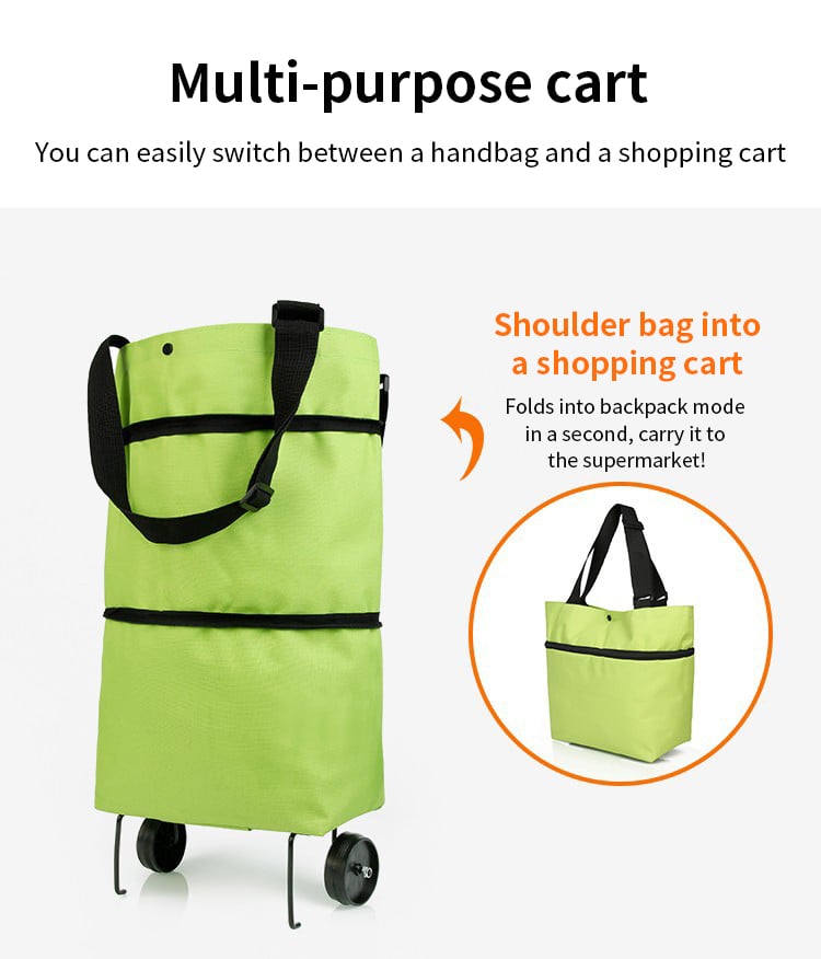 BowLift | Foldable green shopping bag
