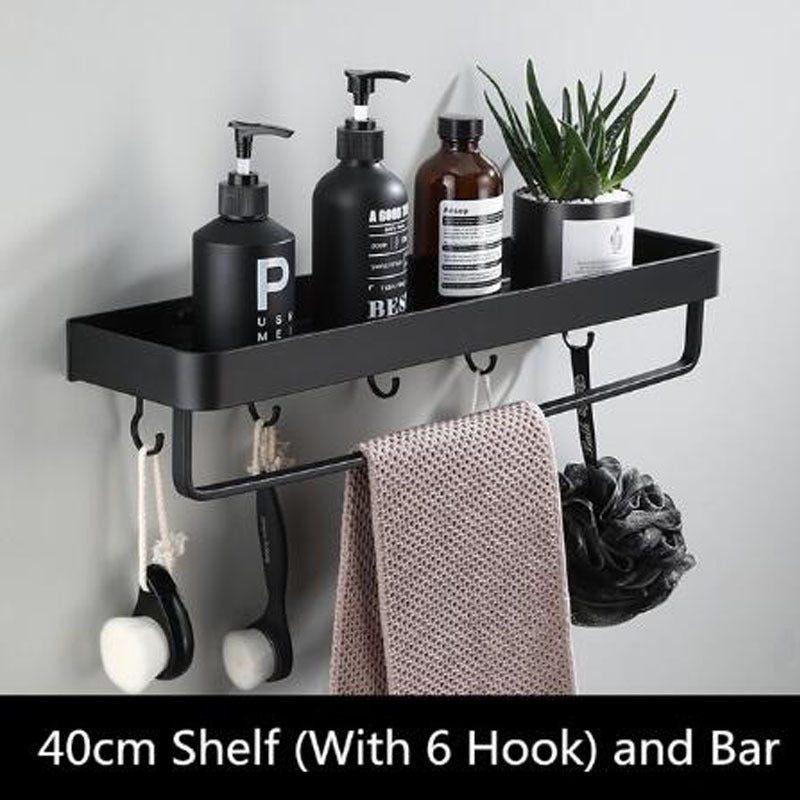 BowLift | AluSpace - Black Space Aluminum Wall Shelf