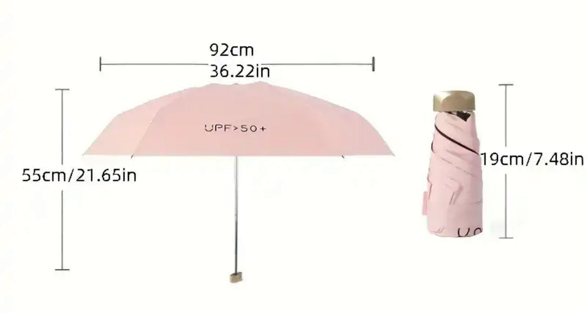 BowLift | Compact Mini Umbrella – Portable Rain and Sun Protector for On the Go