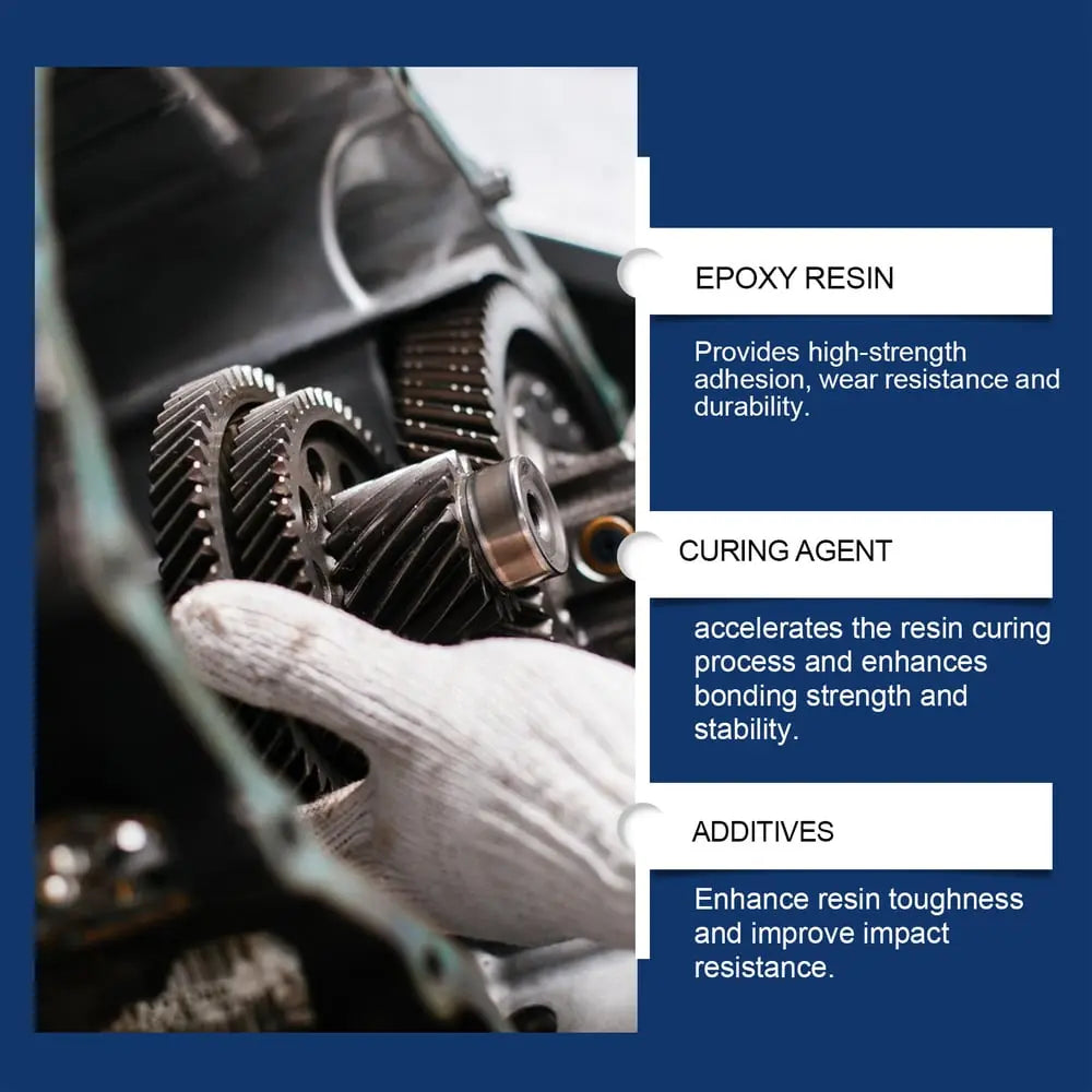 BowLift | Metal casting repair epoxy resin — Durable, heat-resistant adhesive